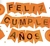 Banderin Feliz Cumple Naranja en internet