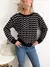 Sweater punto calado y rayas Pucon - comprar online