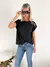 Remera amplia manga rebatible con strass Estrellas - comprar online