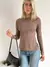 Remera ribb escote bote con frunce y tajo en laterales Quilayes - comprar online