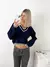 Sweater escote en V detalle a contratono Weedle - Augusta