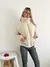 Campera importada cuello alto con corderito y bolsillo con tapa Dolly - Augusta