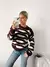 Sweater cuello redondo rayas curvas Picasso - Augusta
