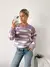Sweater cuello redondo rayas curvas Picasso - tienda online