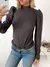 Media polera lanilla morley al cuerpo con mangas princesa Elysees