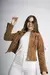 Campera importada gamuza cierre con flecos Antibes en internet