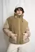 Campera importada cuello alto con corderito y bolsillo con tapa Dolly