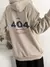 Buzo oversize frizado con capucha Error404