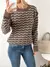Sweater punto calado y rayas Pucon en internet