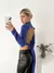 Top morley brush media polera crop con tiras para anudar Halles - Augusta