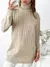 Polerón largo con bastones anchos y trenzas Arinka - comprar online