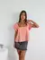 Blusa lino spandex doble volado Carioca en internet