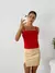 Musculosa de fibrana con breteles finos Cobain en internet