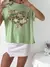 Remera amplia manga rebatible Cuore - tienda online