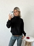 Sweater poleron trenza en pecho Empoli - comprar online
