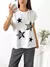 Remera amplia manga rebatible Estrellas estreatl - tienda online