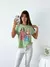 Remera amplia manga rebatible Femme - Augusta