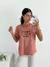 Remera de algodon fight like a girl en internet