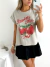 Remera amplia manga rebatible Frutilla Contest en internet
