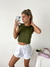 Musculosa modal viscosa crop suelta Gambia - tienda online