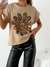 Remera amplia manga rebatible Hippie - tienda online
