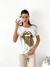 Remera algodón Rolling lengua print en internet