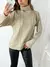 Polera con trenzas y dos franjas en V´s Laterales Lizarazu - comprar online