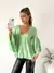 Blusa fibrana con botones y manga campana Filis en internet