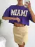 Remera algodon manga oversize ancha al corte Miami - tienda online