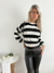 Sweater escote redondo rayado Moisson en internet