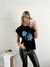 Remera amplia manga rebatible Mood Planta Azul - comprar online