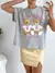 Remera amplia manga rebatible New york ositos - comprar online
