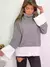 Polera combinada manga campana Odesa - tienda online