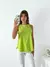 Musculosa algodón con terminación redondeada Pierre en internet