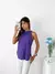 Musculosa algodón con terminación redondeada Pierre - comprar online