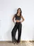 Pantalon ancho lino spandex cintura elastizada Quentin