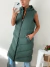 Chaleco importado oversize puffer con capucha Rabin - tienda online