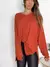 Sweater Oversize Lanilla Brush escote V, tajo y sisa baja RAJEL - tienda online