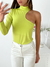 Body microfibra manga larga cuello polera y sustraccion en hombro Rebecca - comprar online
