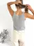 Top tejido calado cuello halter ROBBIE