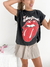 Remera amplia manga rebatible Rolling Stones