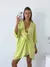 Imagen de Blusa Kimono oversize lino spandex para anudar Sahara