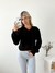Sweater trenzado escote en V Temaki - comprar online
