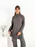 Maxi polera larga lanilla morley, puño con doblez y tajos laterales Thiem - comprar online