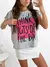 Remera amplia manga rebatible Think outside the box - tienda online