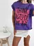 Remera amplia manga rebatible Think outside the box - Augusta