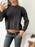 Sweater escote redondo amplio trenzado Venezia en internet