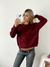 Sweater escote redondo amplio trenzado Venezia - comprar online