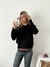 Sweater escote redondo amplio trenzado Venezia - comprar online