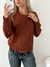 Imagen de Sweater escote redondo amplio trenzado Venezia